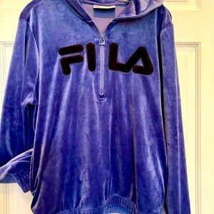 FILA Velour hoodie